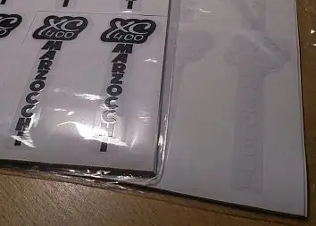Sticker/Decals XC400 (black) (pair)